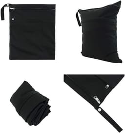 Dubbele Wasbare Wetbag voor Baby, 30 x 36 cm, Kleurige Luiertas en Waszak, Ideaal voor Nat en Droog, Organiser voor Stoffen Luiers en Reisaccessoires — thumbnail 2