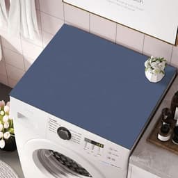 Wasmachine Droger Mat - Apparaat Beschermer - Apparaten Beschermen - Absorberend Sneldrogend - 50 x 50 cm - Wit — thumbnail 4