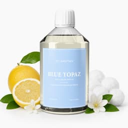 SteamStory Luxe Wasparfum Blue Topaz - Warme geur met waterbloemen, vanille & amber - 500 ml — thumbnail 1
