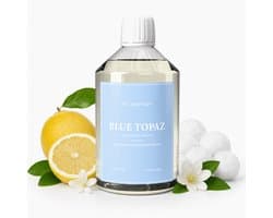 SteamStory Luxe Wasparfum Blue Topaz - Warme geur met waterbloemen, vanille & amber - 500 ml