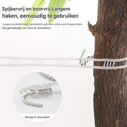 Kledinglijn - Waslijn - Buiten Drogen - Windproof Ontwerp - 5 Meter - Grijs — thumbnail 3