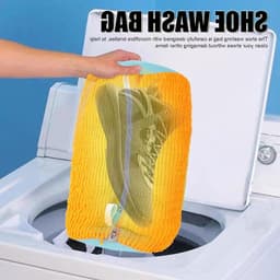 Waszak voor Schoenen, Herbruikbare Schoenwaszak voor de Wasmachine, Beschermt Tegen Vervorming en Geschikt voor Diverse Schoenmaten — thumbnail 4