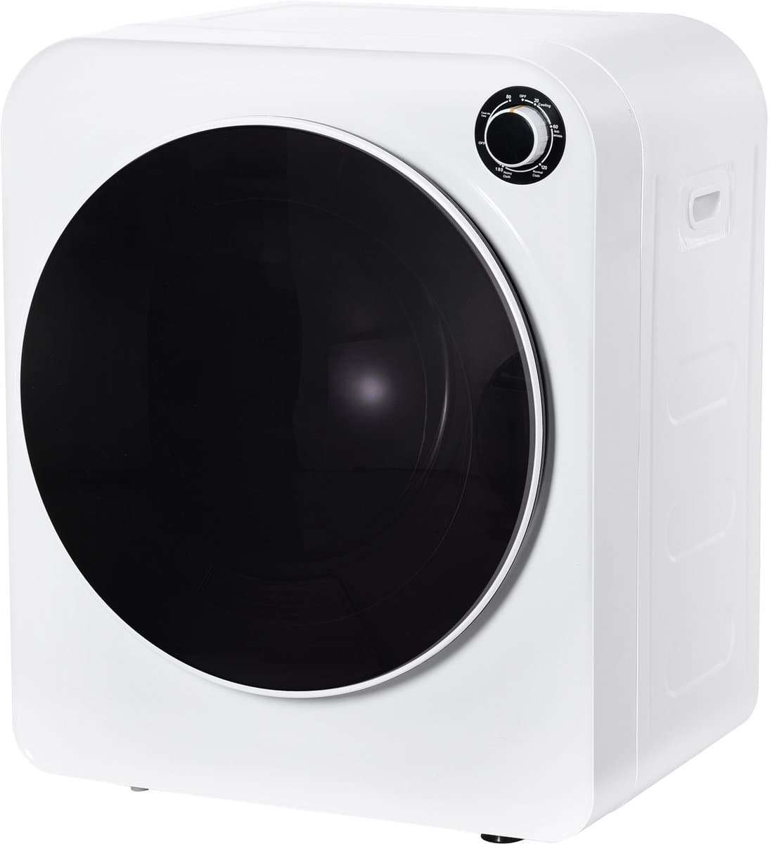 Mini Wasdroger - Compacte Droger - Luchtafvoerdroger - 5 Programma's - Drievoudig Filter - Wandmontage - Kleine Ruimtes - 49x39x59cm - 3kg - Wit — afbeelding 1