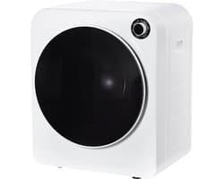 Mini Wasdroger - Compacte Droger - Luchtafvoerdroger - 5 Programma's - Drievoudig Filter - Wandmontage - Kleine Ruimtes - 49x39x59cm - 3kg - Wit