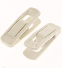 Kledingclips - Foto knijpers - Foto decoratie - Antislip ontwerp - 10 stuks - Grijs — thumbnail 2
