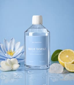 SteamStory Luxe Wasparfum Blue Topaz - Warme geur met waterbloemen, vanille & amber - 500 ml — thumbnail 5
