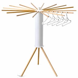 D&A Wasrek - Droogrek - Wasrek inklapbaar - Wasrek staand - Kleding droogrek - Octopus - 32 Kilogram draagvermogen - Wit — thumbnail 1