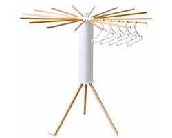 D&A Wasrek - Droogrek - Wasrek inklapbaar - Wasrek staand - Kleding droogrek - Octopus - 32 Kilogram draagvermogen - Wit