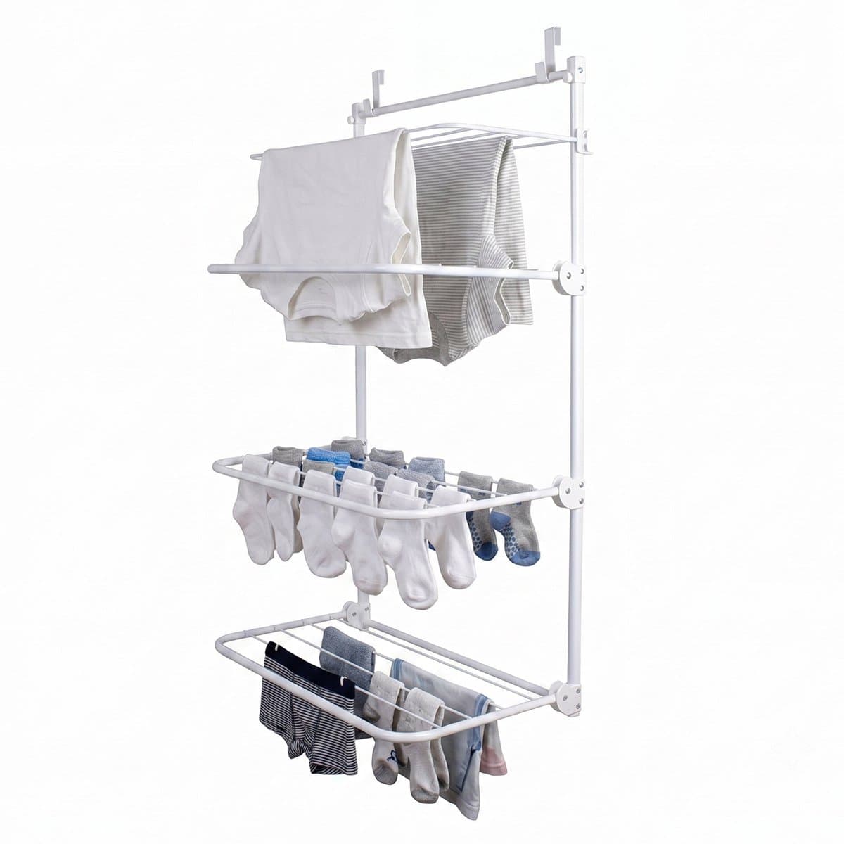 Wasrek deur - 6,7 m drooglengte - wit — afbeelding 1