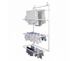Wasrek deur - 6,7 m drooglengte - wit
