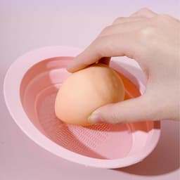 Dailygoods- Make-upborstelreiniger Eenvoudig te gebruiken - Siliconen Reinigingskom - Hangend Droognet - Snel drogend - Milieuvriendelijk Materiaal - Voor Make-up Spons/Puff - Borstelreiniger — thumbnail 2