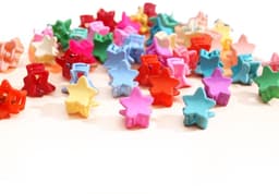 Dailygoods- Haarclips 50 Stuks - Mini Haarclips - Kleurrijke Haar Klemmen - Stervormige Haarclips - Leuke Haarclips - Geschikt voor Dames en Meisjes - Haarklemmen — thumbnail 4