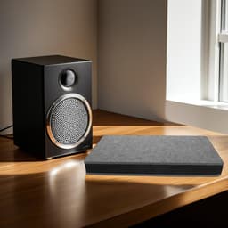 Subwoofer Isolatiepad - Geluidsreducerende Mat - Trillingsdemping Thuis - Schokabsorberende Gel - 42 x 21 x 5.2 cm - Multicolor — thumbnail 4