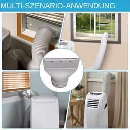 Adapter Geschikt voor de afvoerslang van de airconditioning met een diameter van 130 mm/150 mm, Geschikt voor ramen van de airconditioning in mobiele telefoons/auto's — thumbnail 3