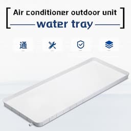 Opvangbak Wasmachines - Lekbak AC - Condens Afvangen - Roestvrij Staal - Meerdere Maten - Zilver — thumbnail 3