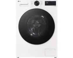 LG F4X5009TWB wasmachine 9 kg met AI DD voor betere stofverzorging, TurboWash360˚ voor snel en grondig wassen in ca. 39 min, Steam verwijdert allergenen en bacteriën, ThinQ slimme bediening en stille, duurzame Inverter Direct Drive. Energieklasse A