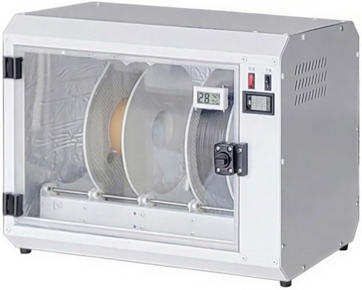 Filament Droger - Dehydrator Doos - 3D Printen - 4 Spoelen Capaciteit - 0-70℃ Instelbaar - Zwart — afbeelding 1
