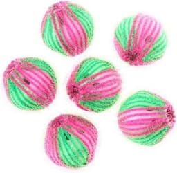 6 stuks ontharingsballen voor in de wasmachine - Anti-Pluis Wasbal Set - Nylon Wasmachine Ballen - Wasballen Wasbol - Pluisballen — thumbnail 5