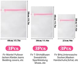 9-delige Set Wasnetten voor Kleding en Schoenen — thumbnail 4