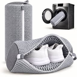 BOTC Waszak schoenen - 2 stuks - Herbruikbaar - Wasmachine&Droger - voor Sneakers en Tennisschoenen - Grijs — thumbnail 1