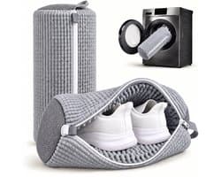 BOTC Waszak schoenen - 2 stuks - Herbruikbaar - Wasmachine&Droger - voor Sneakers en Tennisschoenen - Grijs