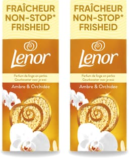 2 x Lenor – Geurbooster – Amber & Orchidee – 12 Wasbeurten – 155 g - Voordeelverpakking - 2 stuks — thumbnail 1