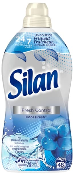 2 x Silan – Wasverzachter – Fresh Control Cool Fresh – 1056 ml - Voordeelverpakking - 2 stuks — thumbnail 2