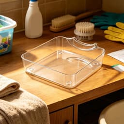 Lage opvangbak - lekbak - Lekbak wasmachine - Universeel - Wateropvang -- Opvangbak tegen lekkage - Opstaande Rand - Afvoerbak - Lekbak Koelkast Vaatwasser Diepvriezer - voor appartementen, garages en huurwoningen - Transparant — thumbnail 2