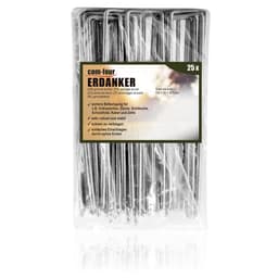 COM-FOUR® 25x grondankers van gecoat staal, robuuste grondpennen - ShopVlot — thumbnail 1