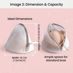 4 Wasnetten voor de Wasmachine, Dikke Netten, 18 x 19 cm, Ondersteuning voor Kleding en Delicate Items — thumbnail 5