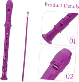 1set Sopraanblokfluit Voor Beginners Met Schoonmaakstaaf Opbergtas Veilig Materiaal Geluid Geschikt Voor Muziekliefhebbers Jonge Spelers — thumbnail 5