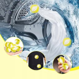 12x Witte Wasballen - Effectief Pluisjes en Huisdierhaar Verwijderen — thumbnail 2