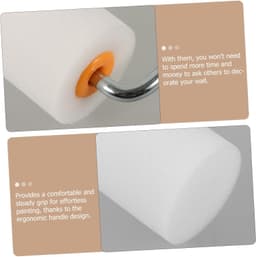 1set Hoogwaardige Schuimroller Voor Muurverf Verstelbare Schilderstool Voor Diy Professionals Geschikt Voor Muren Plafonds Meubels Comfortabele Handgreep Eenvoudige Vervangbaarheid — thumbnail 4