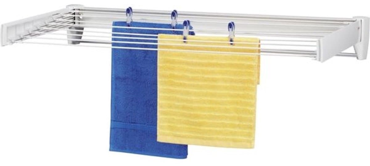 Wasrek Telegant 81 Protect Plus - Uittrekbaar Wanddroger - Klein Compact Formaat - Ideaal voor Badkamer of Balkon — afbeelding 1