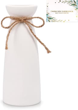Witte vaas,vaas voor pampasgras,vazen witte decoratie,keramische bloemenvaas,matte vazen decoratie,voor gedroogde bloemen en bloemen geschikt voor open haard,slaapkamer for Modern Table Rack — thumbnail 1