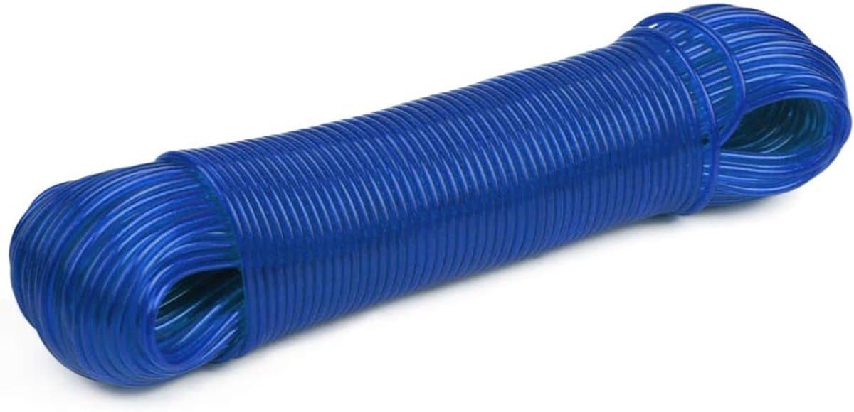50 m Staal Core Dikke Sterke Tuin Outdoor Wasdoek Lijn Plastic PVC Touw Outdoor Tuin — afbeelding 1