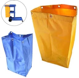 Schoonmaakkar Zak – 75 liter – Geel – Waterdicht – Grote Capaciteit – Voor Hotel & Horeca – Vervangingszak — thumbnail 5