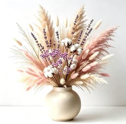 101 Pcs, Droogbloemdecoraties,Droogbloemen, Moderne Woonkamerdecoraties, Kunstbloemen voor Knutselwerkjes, Doe-Het-Zelf Woonkamerdecoratiesets, Droogbloemboeketten — thumbnail 1