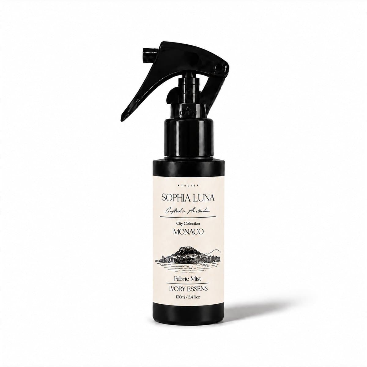 Atelier Sophia Luna Ivory Essence – Textielspray en Hotelgeur – Voor Kleding, Beddengoed, Gordijnen, Hotels en Airbnb – 100 ml — afbeelding 1