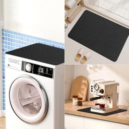 Anti-vibratie mat voor wasmachine, 60 x 60 cm, waterdicht, antislip en vloerbescherming tegen trillingen — thumbnail 4