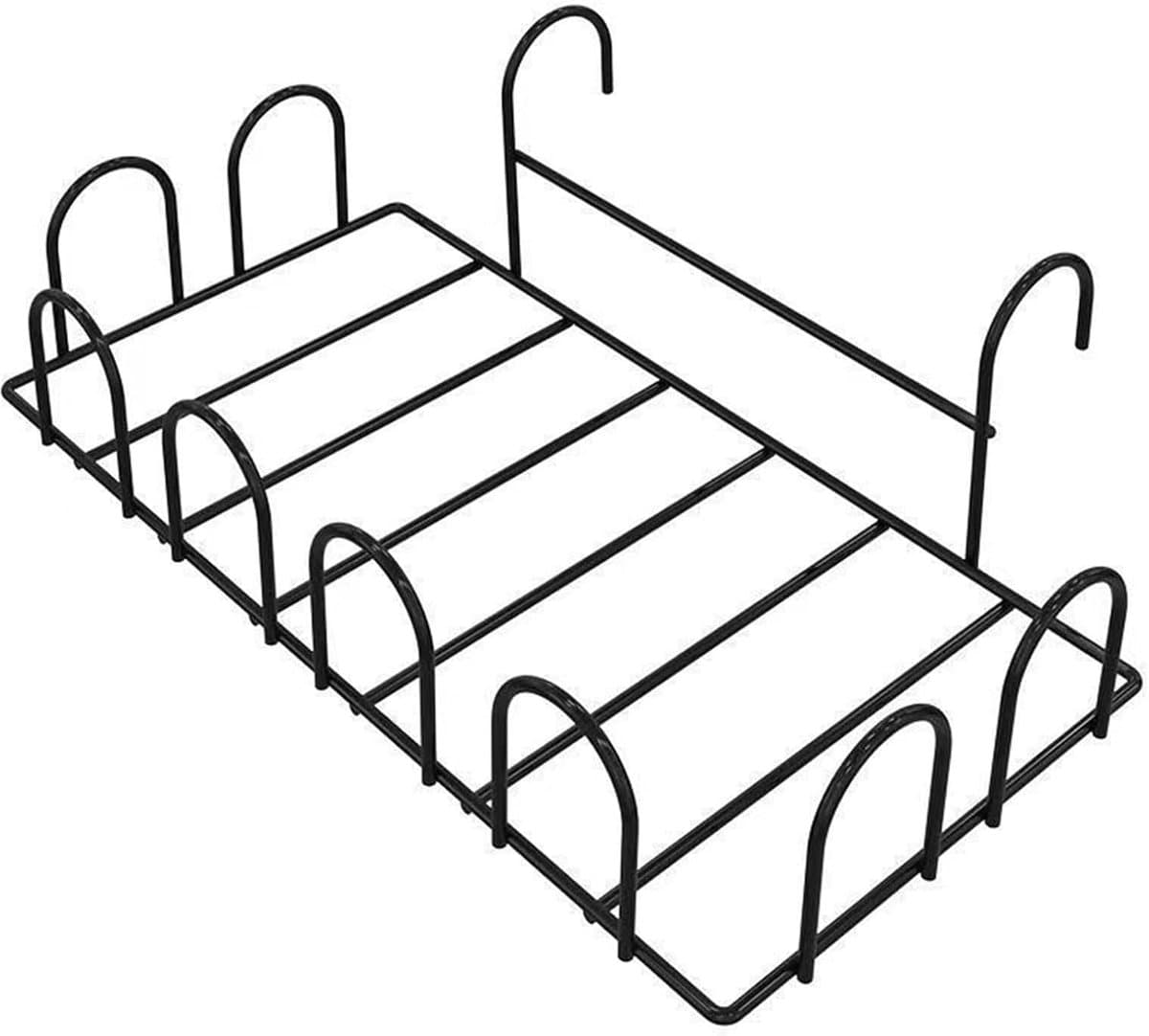 Balkon Droogrek - Multifunctioneel - Schoenen Droogrek - Vensterbank Droogrek - Kledinghanger - voor Zowel Binnen Als Buiten - Zwart — afbeelding 1