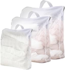 IMPERATORIS® Waszakjes voor Wasmachine - Bescherming voor Fijne Was en Schoenen - Mesh Wasnet met Rits - Voorkomt Slijtage - Set van 3 - transparente - 50 x 60 cm — thumbnail 1