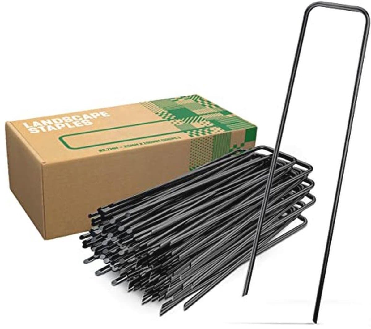 Grondankers voor Tuin en Schutting - 25 Stuks - 150 mm Lang, Voor Onkruidvlies en Net — afbeelding 1