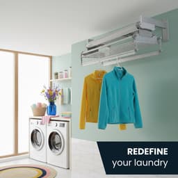 Foxydry Air 122 cm electrisch plafonddroogrek wandmontage - 122 X 57 X 30 cm — thumbnail 5