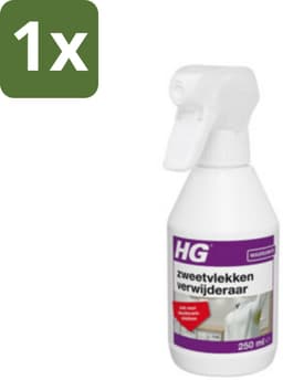 1 x HG Zweetvlekkenverwijderaar 250 ml - Zweetvlekken Verwijderen - Gele Vlekken Verwijderen - Deodorantvlekken Verwijderen - Textiel Reinigen - Wasmiddel Voor Vlekken — thumbnail 3