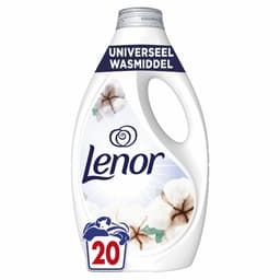 Lenor – Wasmiddel – Katoen Fris – 20 Wasbeurten - 900 ml - Voordeelverpakking - 2 stuks — thumbnail 2