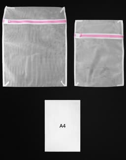 Allecta - Set van 10 waszakken voor de wasmachine - Wasnet met betrouwbare sluiting - Verschillende formaten - Wasgoed beschermen — thumbnail 4