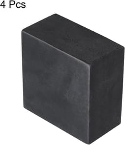 4 Stuks Anti-Vibratiematten voor Trillingsisolatie - Geluidsdempend Rubberen Blokken — thumbnail 4