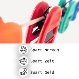 5 stuks sokkenklemmen voor wasmachine en droger - Roze sokkenhouder — thumbnail 3