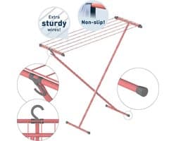 Compacte Wasdroger met Opberghaken - Ruimtebesparend en Stabiel - 5,5 m Droogoppervlak